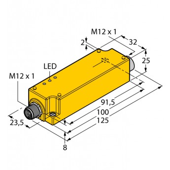 Переключающий усилитель с гальванической развязкой2-канальный - IMC-DI-22EX-PNC/24VDC - 7560010 TURCK 24191