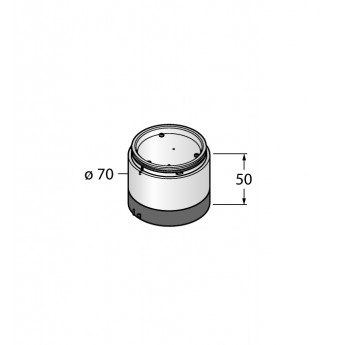 Светодиодный индикаторМодульная сигнальная колоннаЦветовой сегмент - SG-TL70-Y - 3092212 TURCK 24320