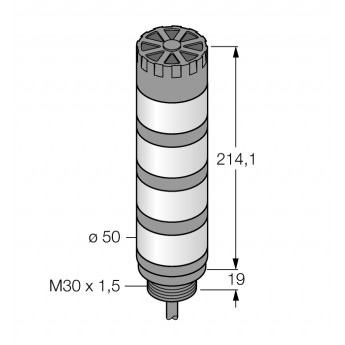 Светодиодный индикаторсигнальная колонна - TL50BGYRA - 3083224 TURCK 24322