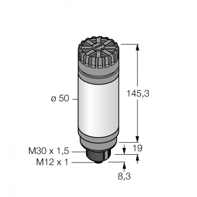 Светодиодный индикаторбашенный индикатор - CL50GRXAPQ - 3010472 TURCK 24330