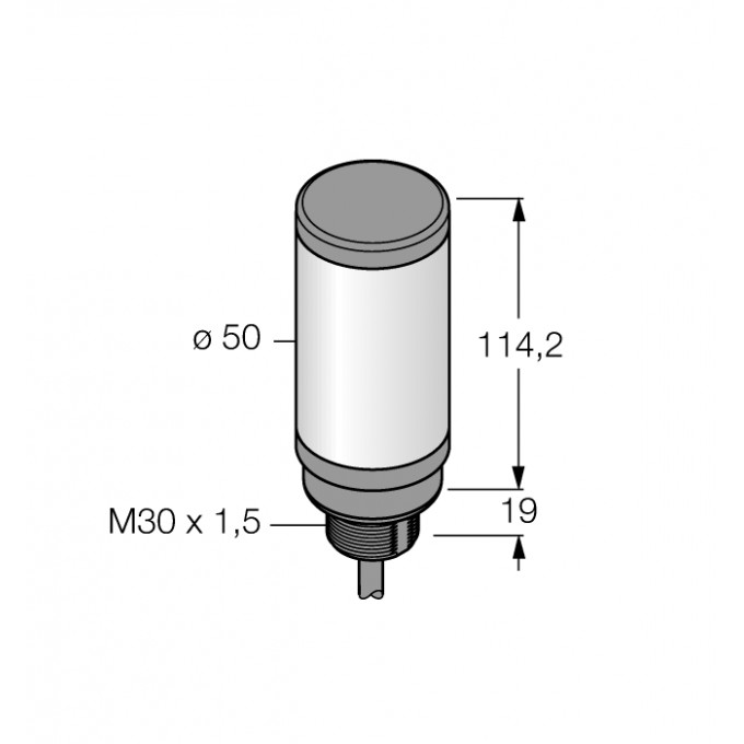 Светодиодный индикаторбашенный индикатор - CL50GRYP - 3010482 TURCK 24334