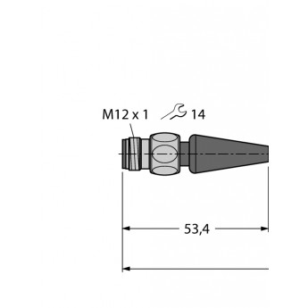 Для пищевой промышленности, гигиена / TPEсоединительный кабель - RSH4.5-20/TFG - 6933956 TURCK 506559