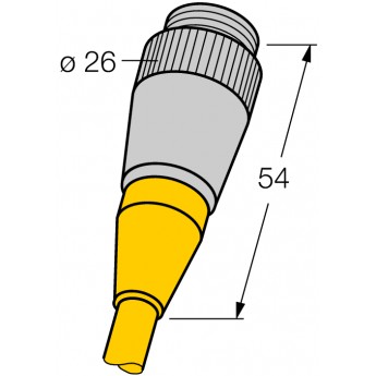 Круглый соединитель 7/8""Соединитель вилка 7/8"" - RSM31-2M - 6915227 Turck" TURCK 507071