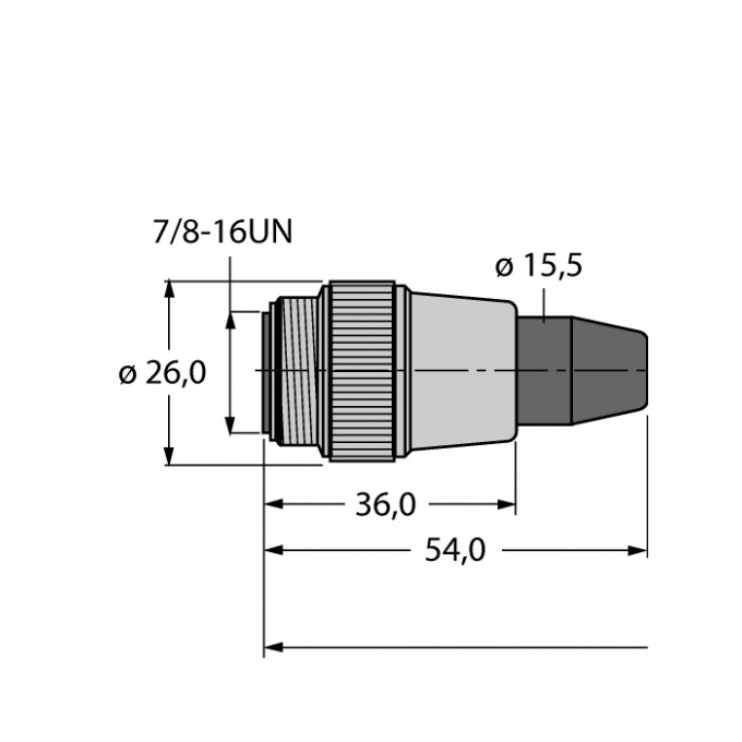 Сила кабеля:Оболочка кабеля TPE - RSM-RKM30-10M - 6915271 TURCK 507152