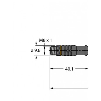Кабель привода/датчика, ПУРСоединительный кабель - PSGS3M-10/TXL - 6627465 TURCK 507219