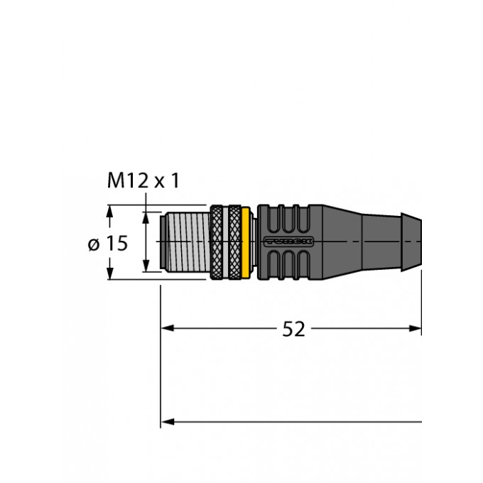 Кабель привода/датчика, ПВХСоединительный кабель - RSS4T-10/TEL - 6626289 TURCK 507331