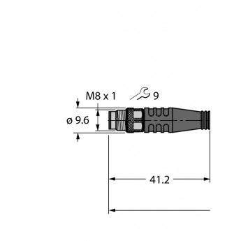 Кабель привода/датчика, ПВХСоединительный кабель - PSG3M-5/TEL - 6625071 TURCK 507460