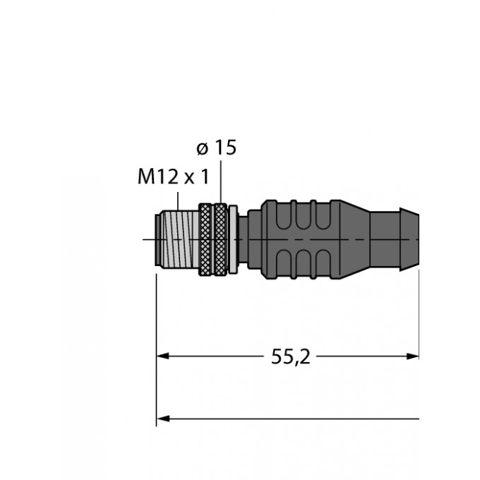Кабель Industrial Ethernetоболочка кабеля PUR 4-полярный - RSSD-RJ45-441-15M/S2174 - 6915663 TURCK 507568