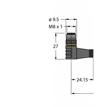 Кабель привода/датчика, ПВХСоединительный кабель - PSWS4M-10/TEL - 6627446 TURCK 507655