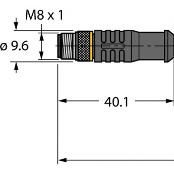 Кабель привода/датчика, ПВХСоединительный кабель - PSGS4M-2/TEL - 6627441 TURCK 507912