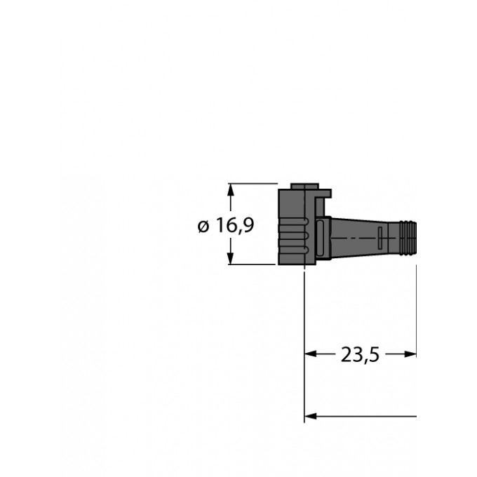 Кабель привода/датчика, ПУРСоединительный кабель - PKW4Z-10/TXL - 6627524 TURCK 508030