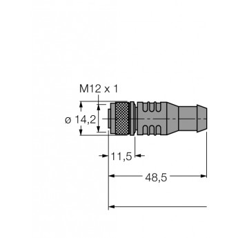 PROFIBUS кабель: оболочка кабеля PUR - RKSW456-3M - 6603855 TURCK 508100