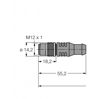 PROFIBUS кабель: оболочка кабеля PUR - RSSW-RKSW458-8M - 6603904 TURCK 508159
