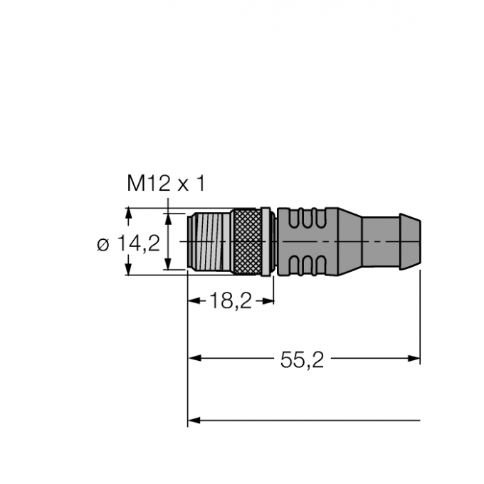 PROFIBUS кабель: оболочка кабеля PUR - RSSW-RKSW458-8M - 6603904 TURCK 508159