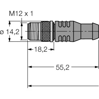 PROFIBUS кабель: оболочка кабеля PUR - RSSW456-40M - 6603848 TURCK 508206