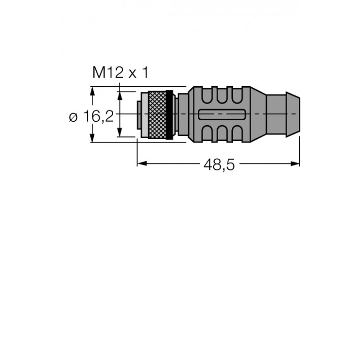 PROFIBUS кабель: оболочка кабеля PVC - RKSW-D9S/T455-1M - 6603222 TURCK 508229