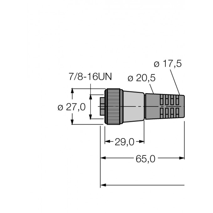 Полевой кабель для CAN (DeviceNet™, CANopen)Оболочка кабеля TPE - RKM5711-10M - 6603653 TURCK 508304