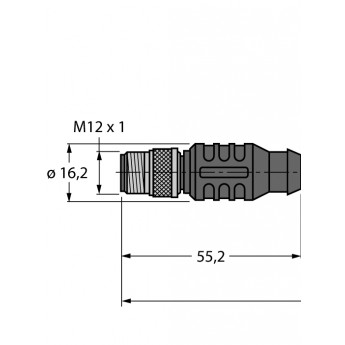 Кабель Industrial EthernetОболочка кабеля TPE - RSS-841-6M - 6603696 TURCK 508364