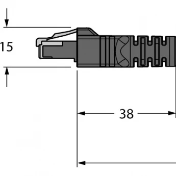 Кабель Industrial EthernetОболочка кабеля TPE - RJ45S-RJ45S-841-2M - 6603715 TURCK 508386