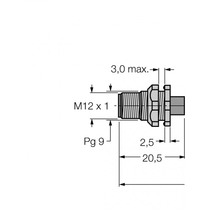 Кабель Industrial EthernetОболочка кабеля TPE - FSSD-841-0,5M - 6603723 TURCK 508431