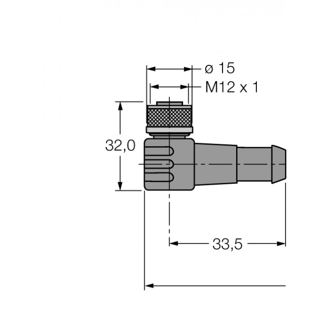 Полевой кабель для CAN (DeviceNet™, CANopen)оболочка кабеля PVC, средний - WKC572-6M - 6603638 TURCK 508554