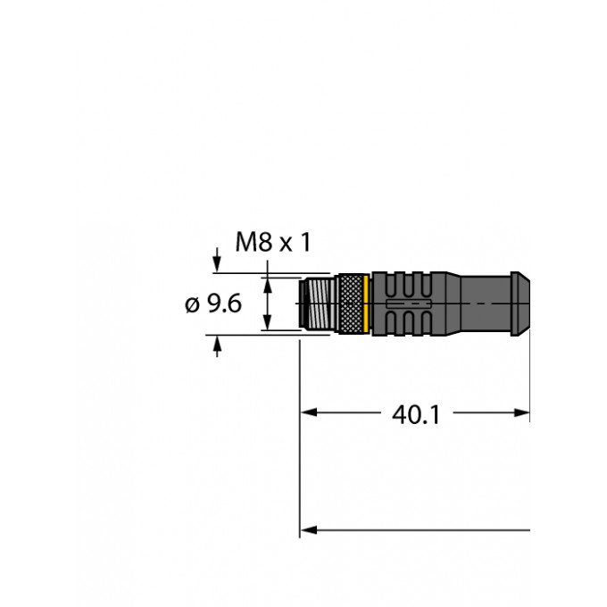 Кабель привода/датчика, ПУРСоединительный кабель - PSGS4M-5/TXL - 6627486 TURCK 508864