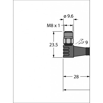 Соединительные кабели для датчиков и приводов / PP-EPDMсоединительный кабель - PSWV3M-2/TFW TURCK 508888