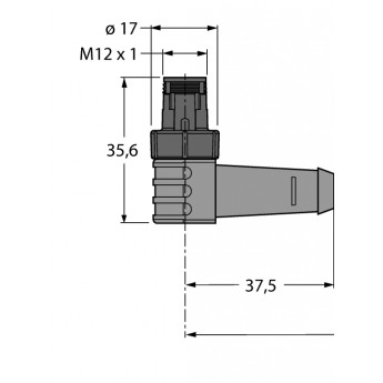 Кабель привода/датчика, ПУРСоединительный кабель - WSC4.4Q-10/TXL - 6628039 TURCK 509226