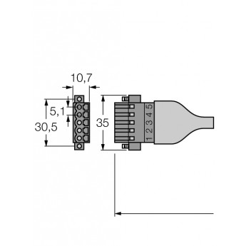 Полевой кабель для CAN (DeviceNet™, CANopen)оболочка кабеля PVC, средний - CBC5-572-2M - 6606065 TURCK 509378
