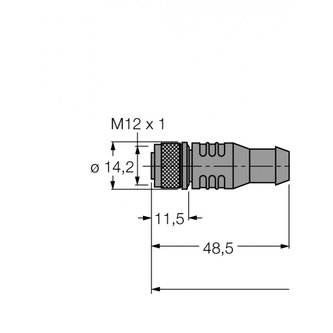 PROFIBUS кабель: оболочка кабеля PUR - RKSW451-25M - 6914227 TURCK 509430