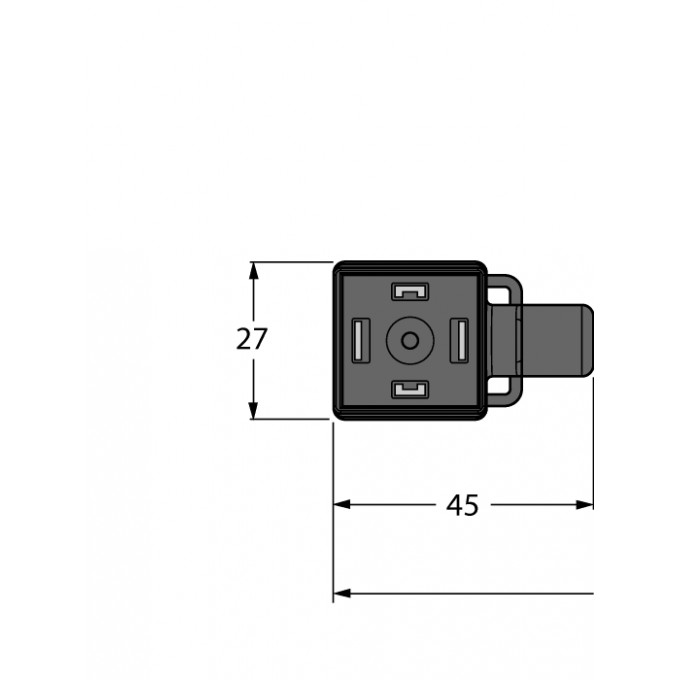 Разъем клапана, тип АУдлинительный кабель - VAS22-S80E-5-RSC5.31T/TXL - 6606510 TURCK 509518