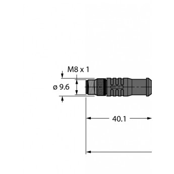 Термостойкий кабель для исполнительных механизмов и датчиковсоединительный кабель - HT-SSP3-10/S2430 - 8039488 TURCK 509704