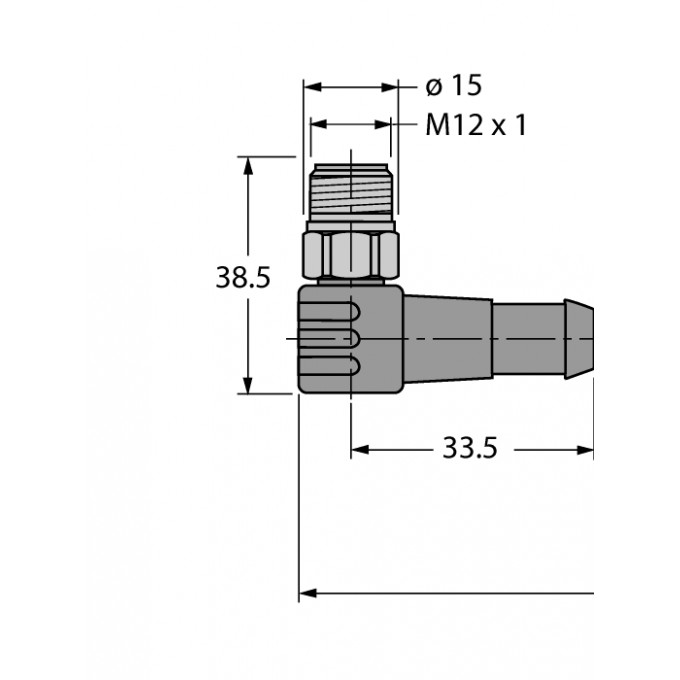 Кабель фильдбас для системы фильдбасв соответствии с IEC61158-2, 4-полярный - WSCV-WKCV-FBY48BU-2M/5D - 8900498 TURCK 509784