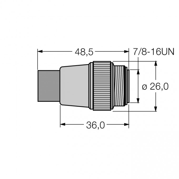 Аксессуары для полевых шинОконечный резистор шины - RSMV-48TR-EX - 6602370 TURCK 509805
