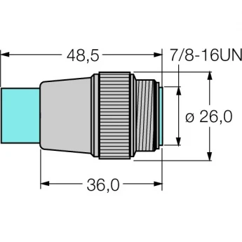 Аксессуары для полевых шинОконечный резистор шины - RSV-49TR-EX - 6602709 TURCK 509806
