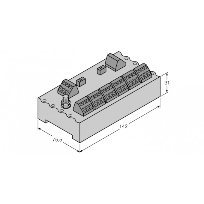 FOUNDATION fieldbus™ и PROFIBUS-PAIP20 разветвительный модуль, 6-канальный - JRBS-40SC-6C/EX - 6611452 TURCK 510054