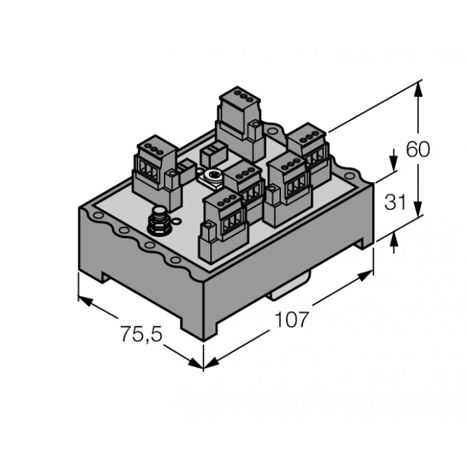 FOUNDATION fieldbus™ и PROFIBUS-PAIP20 разветвительный модуль, 4-канальный - JRBS-40-4R/EX - 6611456 TURCK 510058