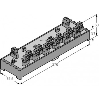 FOUNDATION fieldbus™ и PROFIBUS-PAIP20 разветвительная коробка, 12-канальная - JRBS-40SC-12R/EX - 6611463 TURCK 510064