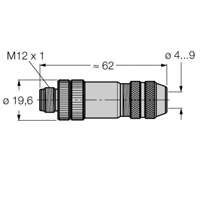 Аксессуары для полевых шинЗаказной разъем - BMSS8141-0/9 - 6904701 TURCK 510116