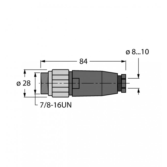 Аксессуары для полевых шинЗаказной разъем - BSV4140-0/11 - 6914565 TURCK 510117