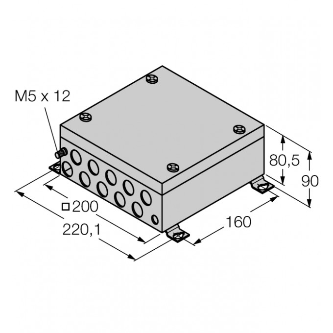 Приспособления для системы фильдбаскорпус из нержавеющей стали IP66 - EG-VA2020/BV67-T103 - 6884136 TURCK 510148