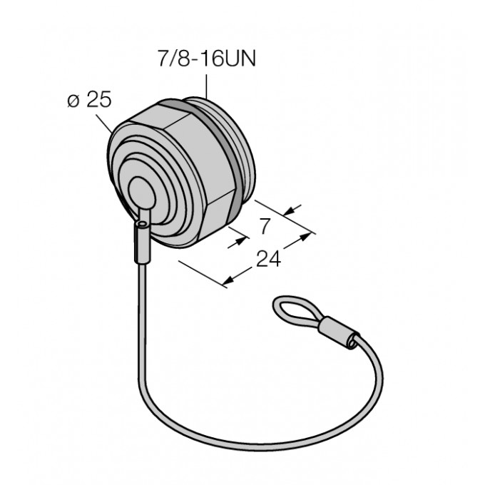 Аксессуары для полевых шинКрышка 7/8'' - RSMV-CC - 6604030 TURCK 510156