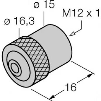 Аксессуары для полевых шинКрышка M12 - RKEV-BC - 6902304 TURCK 510165