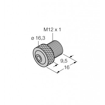 Аксессуары для полевых шинКрышка M12 - RSEV-BC - 6902305 TURCK 510166