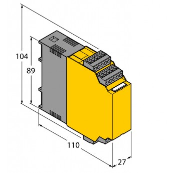монитор скорости вращения1-канальный - IM21-14-CDTRI - 7505650 TURCK 510496