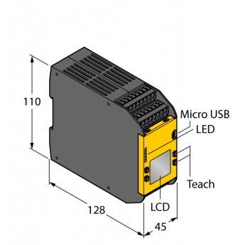 Безопасность персоналаРасширяемый программируемый контроллер безопасности - XS26-2d - 3085062 TURCK 511314