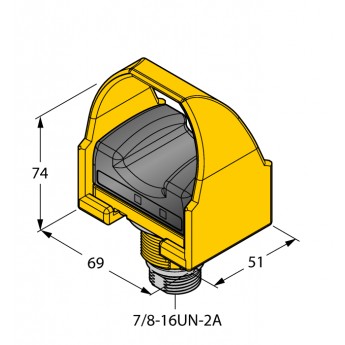 Фотоэлектрический датчиксенсорный переключательДля двуручной системы управления - STBVP6Q - 3064180 TURCK 511610