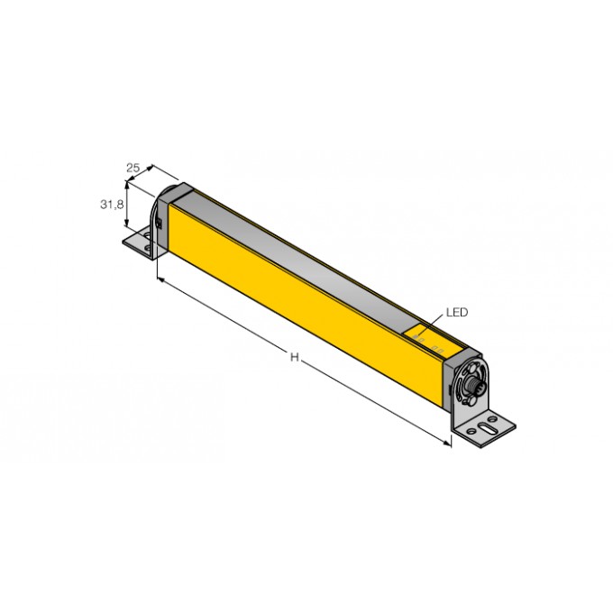 Световая завеса безопасности излучатель - LS2E30-1500Q8 - 3073533 TURCK 511642