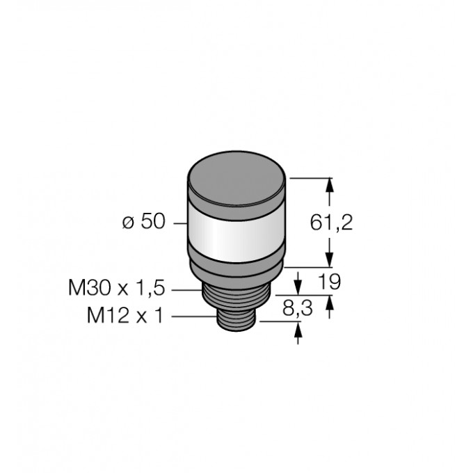 Светодиодный индикаторсигнальная колонна - TL50BQ - 3010583 TURCK 512070