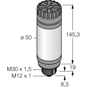 Светодиодный индикаторбашенный индикатор - CL50XRXAPQ - 3010470 TURCK 512071